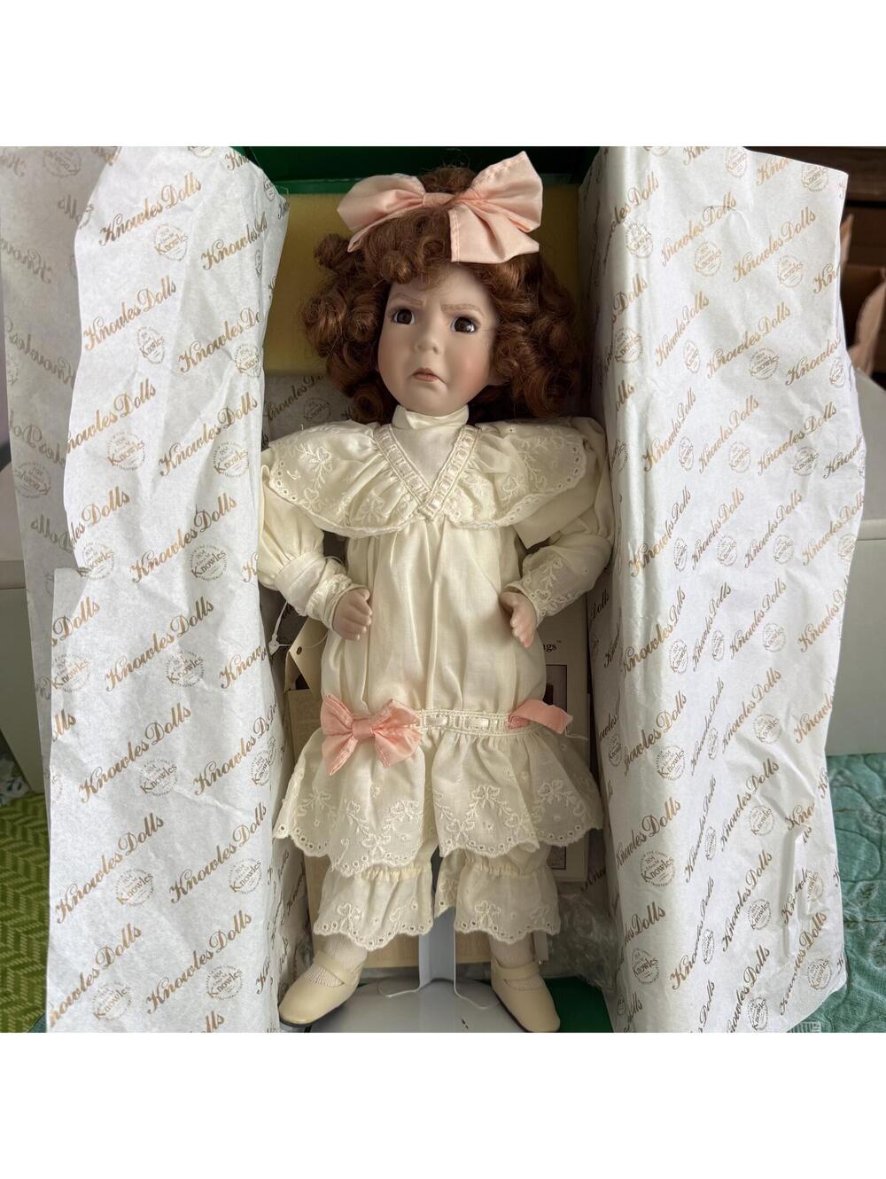 VINTAGE Porcelain Doll Dianna Effner Mother Goose "The Little Girl with a Curl"
